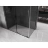 Mexen Velar Duschkabine Schiebetür 150 x 85 cm, Graphit, Gun Metal - 871-150-085-41-95