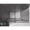Mexen Velar Duschkabine Schiebetür 150 x 70 cm, Graphit, Gun Metal - 871-150-070-41-95