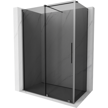 Mexen Velar Duschkabine zum Schieben 160 x 85 cm, Grafit, Gun Metal - 871-160-085-41-95