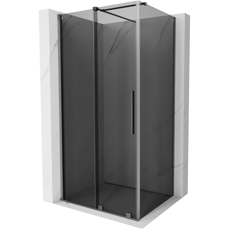 Mexen Velar Duschkabine zum Schieben 120 x 70 cm, Grafit, Gun Metal - 871-120-070-41-95