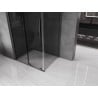 Mexen Velar Duschkabine Schiebetür 130 x 80 cm, Graphit, Gun Metal - 871-130-080-41-95