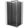Mexen Velar verschiebbare Duschkabine 100 x 110 cm, grafit, Gun Metal - 871-100-110-41-95