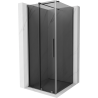 Mexen Velar Duschkabine schiebbar 100 x 100 cm, Graphit, Gun Metal - 871-100-100-41-95