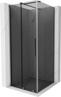 Mexen Velar Duschkabine schiebbar 100 x 100 cm, Graphit, Gun Metal - 871-100-100-41-95