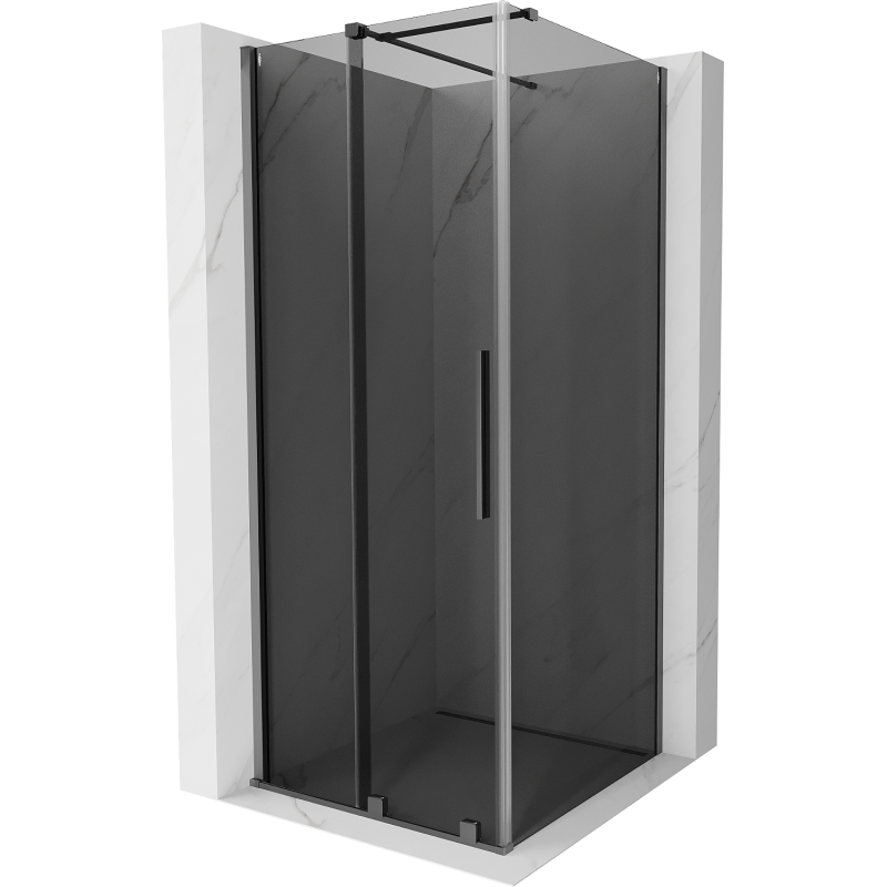 Mexen Velar Schiebeduschkabine 110 x 110 cm, Graphit, Gun Metal - 871-110-110-41-95