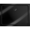 Mexen Flat rechteckige Duschwanne Slim 100 x 90 cm, schwarz, schwarzer Siphon - 40709010B