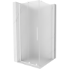 Mexen Velar Duschkabine zum Schieben 120 x 120 cm, matt, weiß - 871-120-120-31-20