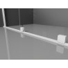 Mexen Velar Schiebeduschkabine 160 x 85 cm, mattiert, weiß - 871-160-085-31-20