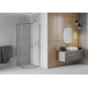 Mexen Rio quadratische Duschkabine 70 x 70 cm, transparent, Chrom - 860-070-070-01-00