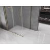Mexen Velar Schiebetür-Duschkabine 110 x 85 cm, Satiniert, Gold - 871-110-085-31-50