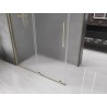 Mexen Velar Schiebedusche 140 x 70 cm, matt, gold - 871-140-070-31-50