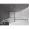 Mexen Velar Schiebedusche 140 x 75 cm, satiniert, gold - 871-140-075-31-50