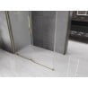 Mexen Velar Duschkabine zum Schieben 140 x 85 cm, Milchglas, Gold - 871-140-085-31-50
