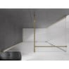 Mexen Velar Duschkabine Schiebetür 150 x 75 cm, satiniert, Gold - 871-150-075-31-50