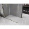 Mexen Velar Duschkabine, Schiebetür 160 x 80 cm, mattiert, gold - 871-160-080-31-50