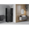 Mexen Rio Quadratische Duschkabine 80 x 80 cm, grafit, chrom - 860-080-080-01-40