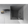 Mexen Rio Quadratische Duschkabine 80 x 80 cm, grafit, chrom - 860-080-080-01-40
