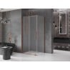 Mexen Velar Duschkabine Schiebetür 110 x 70 cm, mattiert, Roségold - 871-110-070-31-60