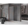 Mexen Velar Duschkabine Schiebetür 130 x 70 cm, matt, Roségold - 871-130-070-31-60
