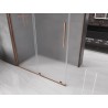 Mexen Velar Duschkabine Schiebetür 130 x 75 cm, matt, Roségold - 871-130-075-31-60