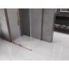 Mexen Velar Duschkabine schiebbar 130 x 90 cm, satiniert, Roségold - 871-130-090-31-60