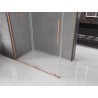 Mexen Velar Schiebetür-Duschkabine 140 x 85 cm, satiniert, gebürstetes Kupfer - 871-140-085-31-65