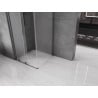 Mexen Velar Duschkabine Schiebetür 120 x 120 cm, Frost, gebürstetes Gun Gray - 871-120-120-31-66