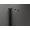 Mexen Velar Duschkabine, gleitend, 90 x 120 cm, Frost, Schwarz - 871-090-120-31-70