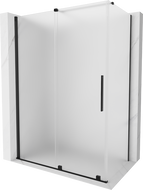 Mexen Velar Duschkabine Schiebetür 140 x 70 cm, mattiert, schwarz - 871-140-070-31-70