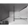 Mexen Velar Duschkabine Schiebetür 160 x 75 cm, satiniert, schwarz - 871-160-075-31-70
