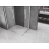 Mexen Velar Duo Schiebeduschkabine 100 x 90 cm, Frostglas, Chrom - 871-100-090-32-01