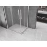 Mexen Velar Duo Duschkabine, 90 x 80 cm, Mattglas, Chrom - 871-090-080-32-01