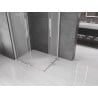 Mexen Velar Duo Duschkabine, 90 x 80 cm, Mattglas, Chrom - 871-090-080-32-01