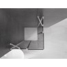 Mexen Velar Duo Duschkabine schiebbar 90 x 90 cm, Graphit, Chrom - 871-090-090-42-01