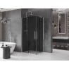 Mexen Velar Duo Duschkabine zum Schieben 100 x 90 cm, Graphit, Chrom - 871-100-090-42-01