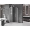 Mexen Velar Duo Schiebeduschkabine 90 x 90 cm, mattiert, weiß - 871-090-090-32-20