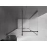 Mexen Velar Duschkabine Schiebetür 100 x 90 cm, satiniert, Gun Metal - 871-100-090-31-95