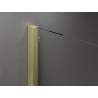 Mexen Velar Duo Schiebeduschkabine 90 x 90 cm, matt, gebürstetes Gold - 871-090-090-32-55