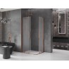 Mexen Velar Duo Duschkabine, verschiebbar 90 x 80 cm, matt, Roségold - 871-090-080-32-60
