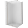 Mexen Velar Schiebedusche 90 x 70 cm, matt, gebürsteter Nickel - 871-090-070-31-97