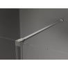 Mexen Velar Duschkabine Schiebetür 90 x 85 cm, Milchglas, gebürsteter Nickel - 871-090-085-31-97