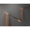 Mexen Velar Duo Schiebeduschkabine 80 x 80 cm, mattiert, gebürstetes Kupfer - 871-080-080-32-65