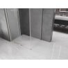 Mexen Velar Duschkabine Schiebetür 100 x 80 cm, matt, gebürsteter Nickel - 871-100-080-31-97