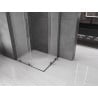 Mexen Velar Duo Schiebeduschkabine 100 x 90 cm, Mattglas, gebürstet Gun Gray - 871-100-090-32-66