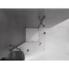 Mexen Velar Duo Schiebedusche 80 x 80 cm, matt, gebürstetes Gun Gray - 871-080-080-32-66