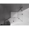 Mexen Velar Duo verschiebbare Duschkabine 90 x 80 cm, matt, gebürstetes Gun Gray - 871-090-080-32-66