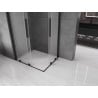 Mexen Velar Duo Schiebeduschkabine 100 x 90 cm, matt, schwarz - 871-100-090-32-70