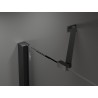 Mexen Velar Duo Duschkabine Schiebetür 90 x 90 cm, matt, schwarz - 871-090-090-32-70