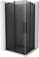 Mexen Velar Duo Schiebedusche 90 x 80 cm, Graphit, Schwarz - 871-090-080-42-70