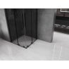 Mexen Velar Duo Schiebeduschkabine 100 x 100 cm, Graphit, Schwarz - 871-100-100-42-70
